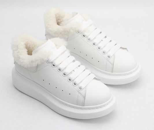 All White - Fur Insole