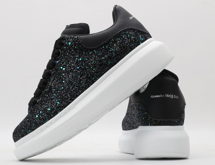 All Strass / White Sole - Black/Blue