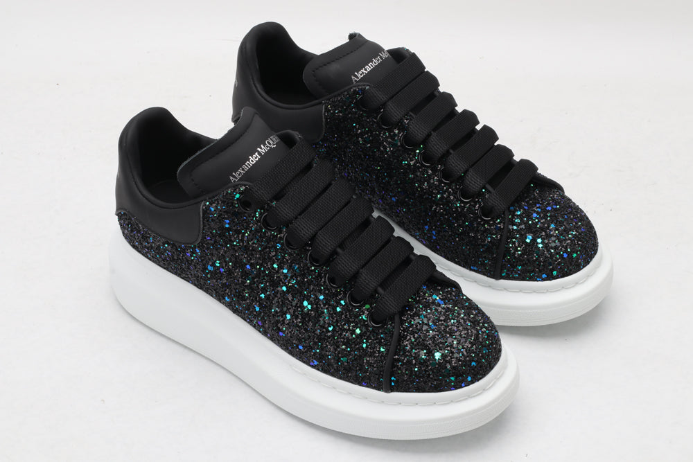 All Strass / White Sole - Black/Blue