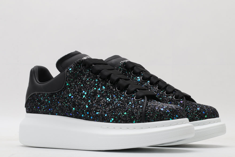 All Strass / White Sole - Black/Blue