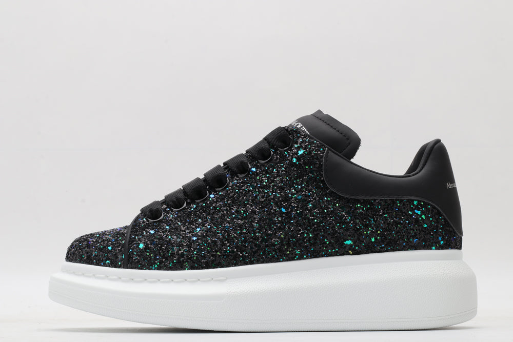 All Strass / White Sole - Black/Blue