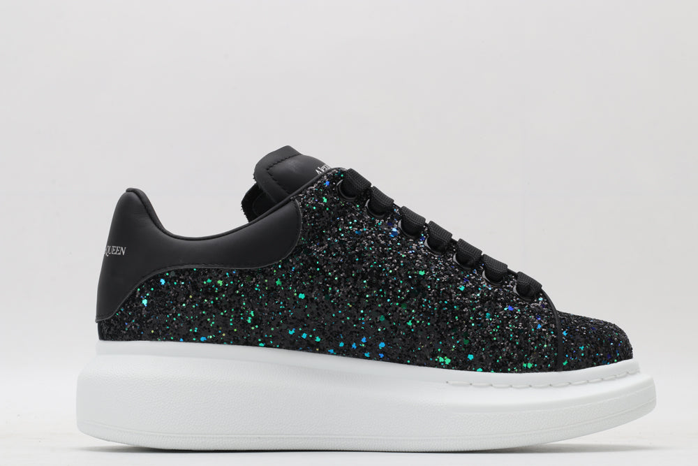 All Strass / White Sole - Black/Blue