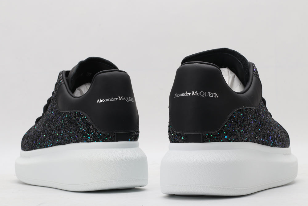 All Strass / White Sole - Black/Blue