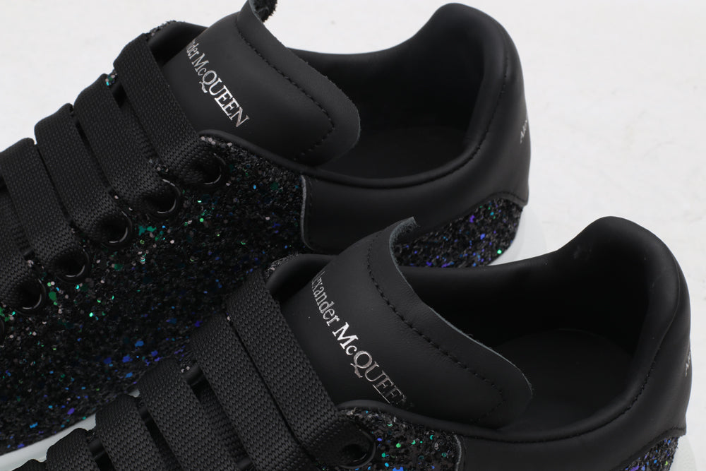 All Strass / White Sole - Black/Blue