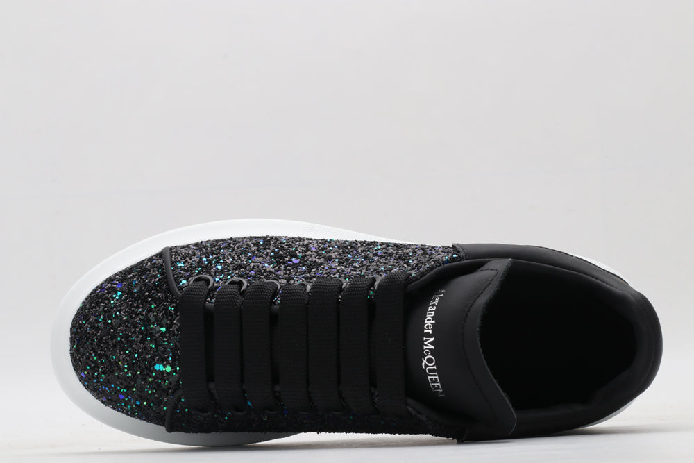 All Strass / White Sole - Black/Blue