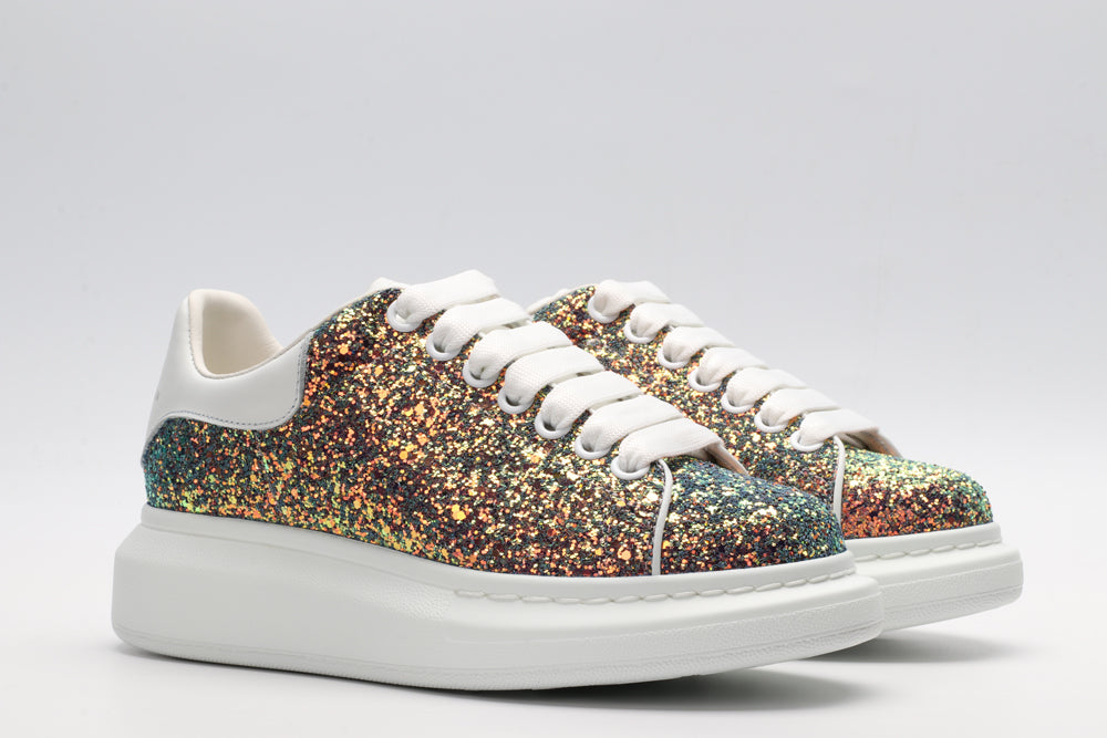 All Strass / White Sole - Orange/Cyan