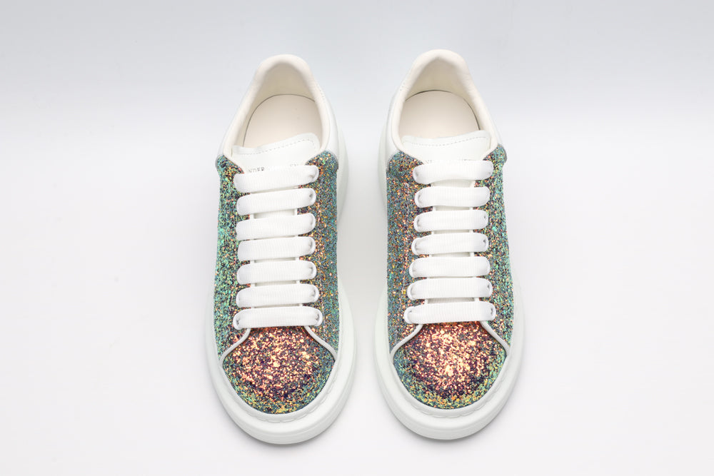 All Strass / White Sole - Orange/Cyan