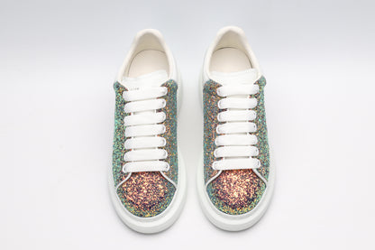 All Strass / White Sole - Orange/Cyan