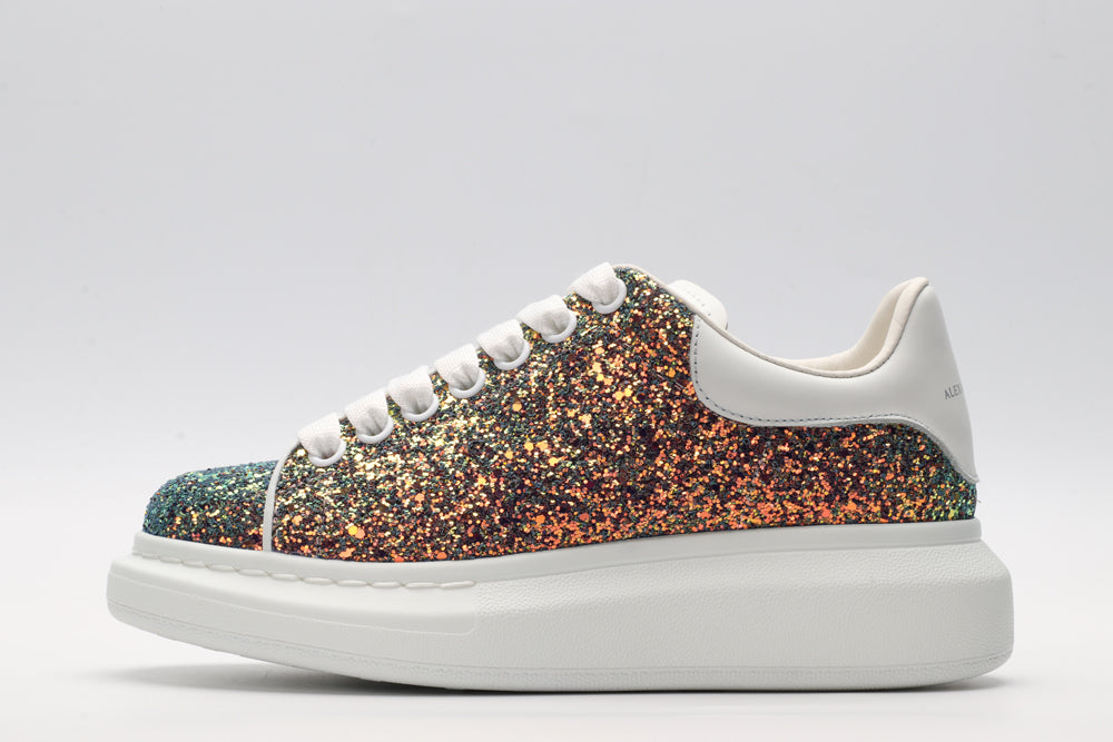 All Strass / White Sole - Orange/Cyan