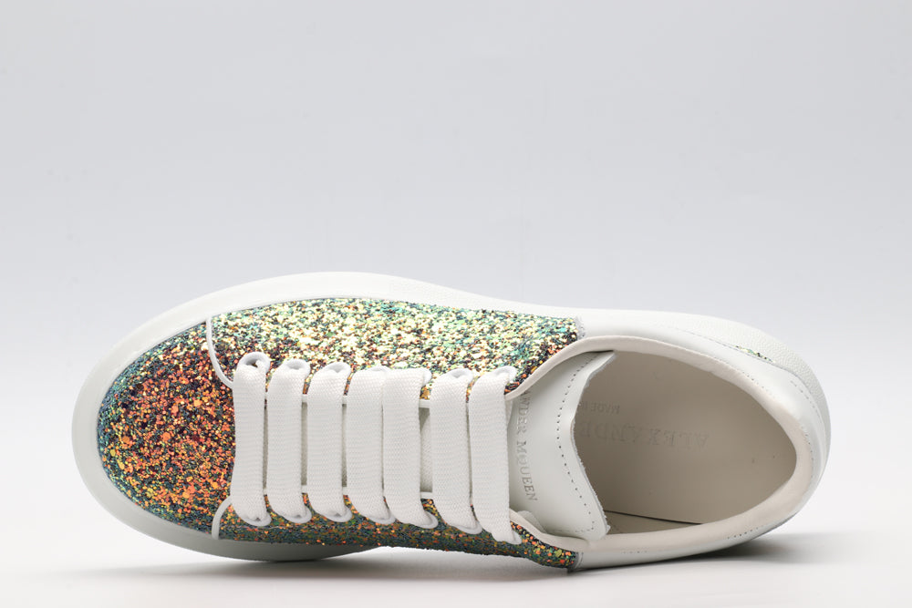 All Strass / White Sole - Orange/Cyan