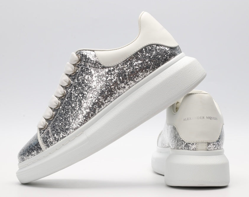 All Strass / White Sole - Silver