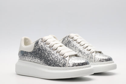 All Strass / White Sole - Silver