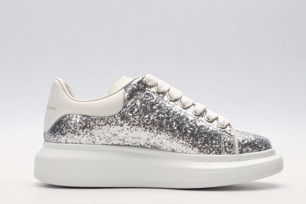 All Strass / White Sole - Silver