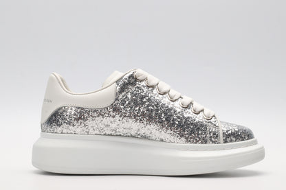 All Strass / White Sole - Silver