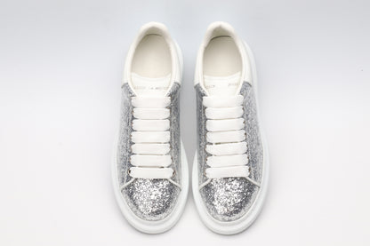 All Strass / White Sole - Silver