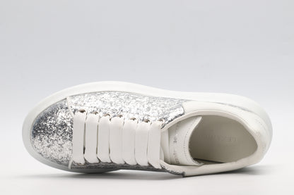 All Strass / White Sole - Silver