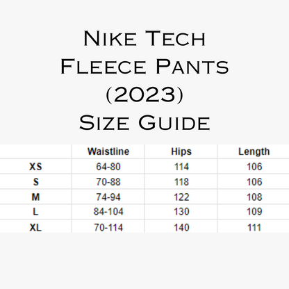Black/ Grey Tech Fleece Pants (2023)