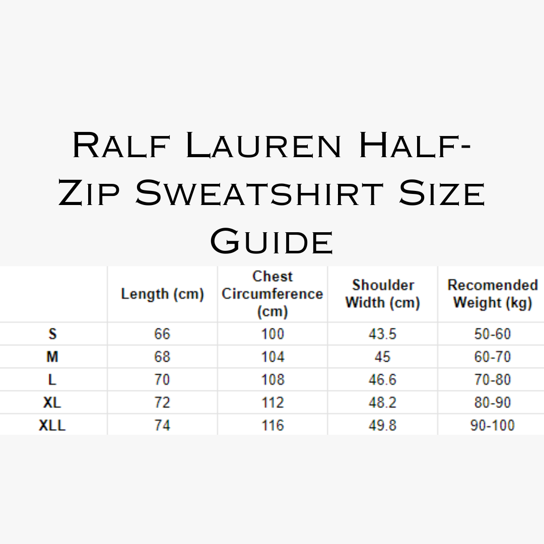 Ralf Half-Zip Sweatshirt  - Variety of Colors / S-XXL