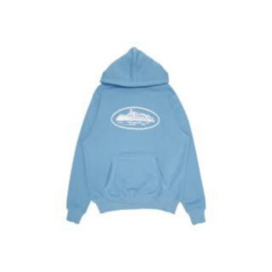 Crt* Baby Blue Hoodie - Άμεσα Διαθέσιμο