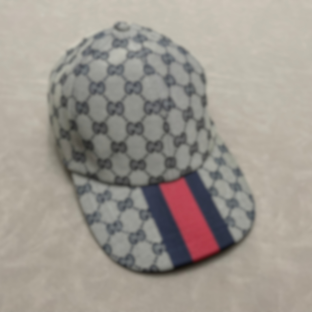 Front Stripes Grey Blue Caps Photo - Άμεσα Διαθέσιμο