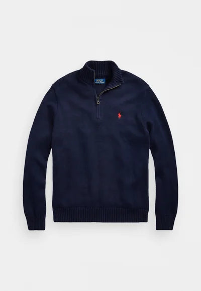 Polo Navy Blue Half Zip | Άμεσα Διαθέσιμο
