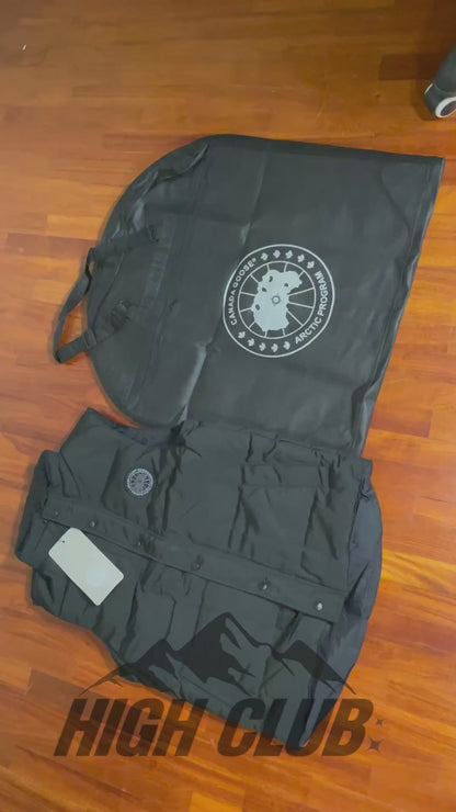 Black/ Black Label Crofton Vest Puffer Jacket