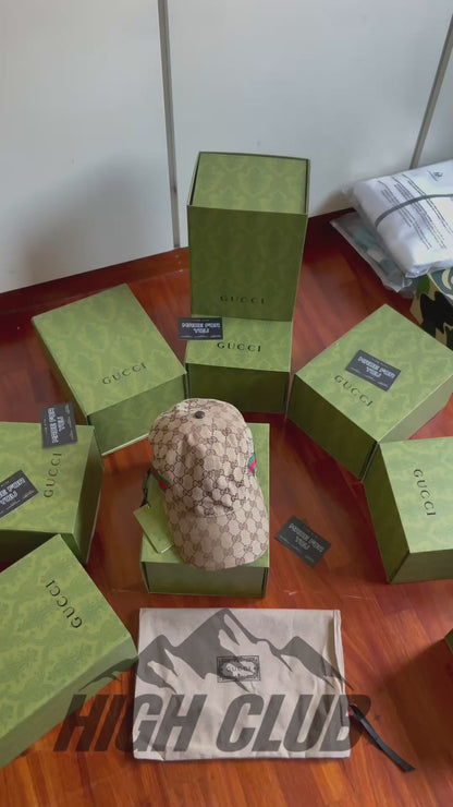 Classic Caps With Side Web Stripes | 3 Colors